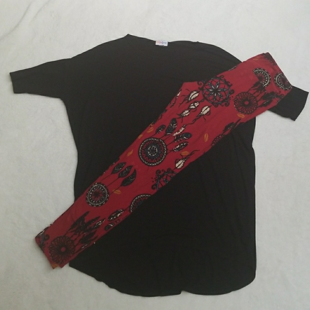 🆕️LuLaRoe XS Irma OS Legging outfit
